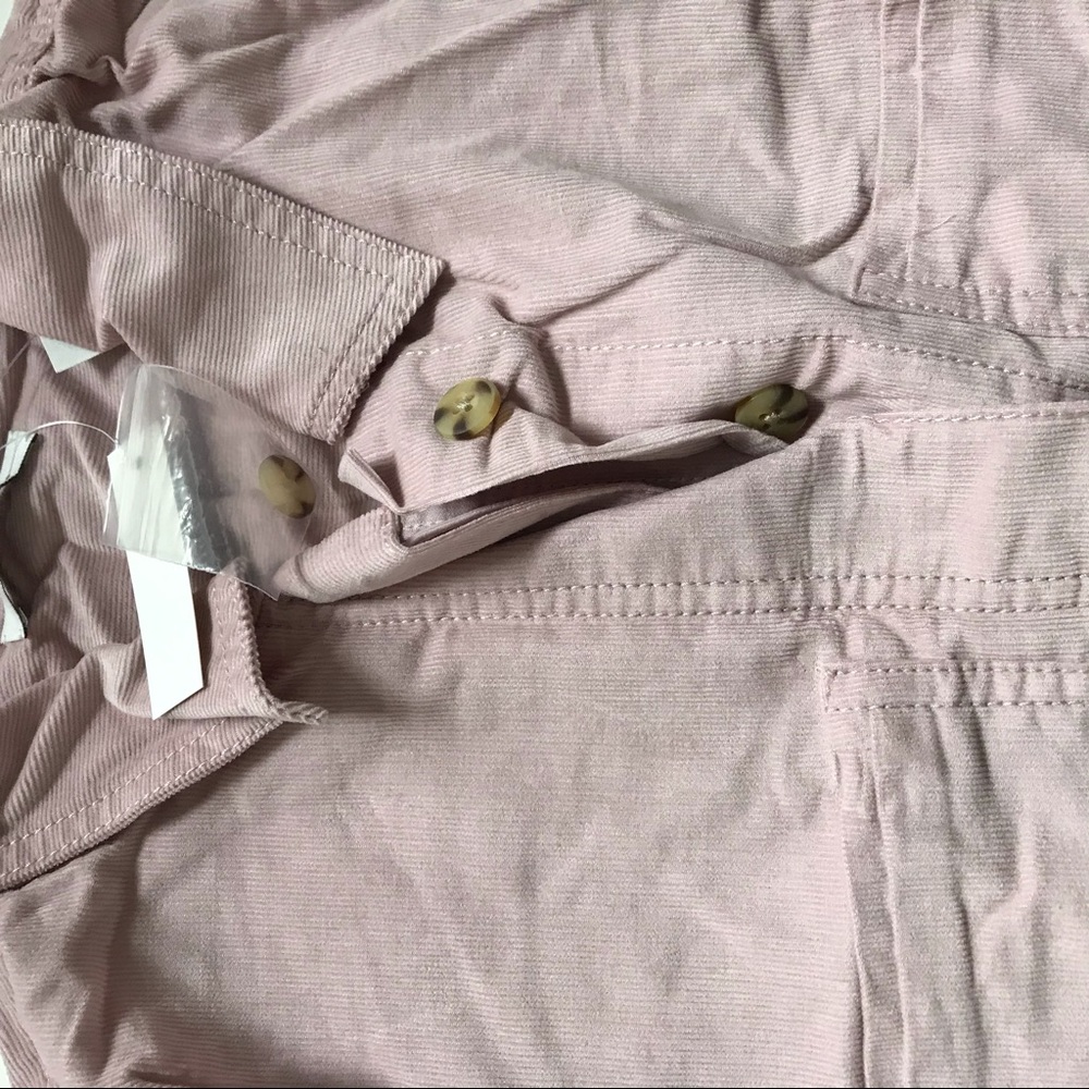 Madewell pink corduroy jumpsuit - Picture 5 of 6